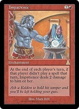 Urza's Destiny Impatience x4 Magic The Gathering NM