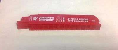10 PACK Diablo DS0614WBF Diablo 6" 14 TPI Fire Rescue Reciprocating Saw Blade - Image 1 of 2
