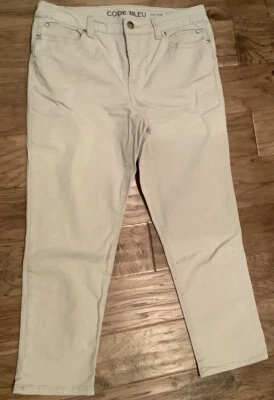 Code Bleu kakhi women jeans 12/30 - Image 1 of 4