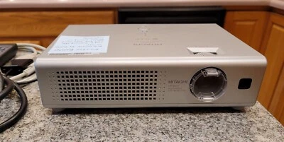 Hitachi CP-RS57 3LCD Multimedia Projector 210 lamp hr. Remote, Cables, Case - Photo 1/4