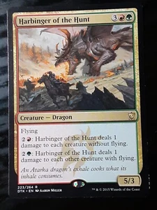 Harbinger of the Hunt , Dragons of Tarkir , LP , MTG, FREE SHIPPING - Picture 1 of 2
