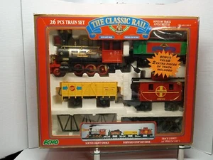 ECHO The Classic Rail 26 PCs Train Set Complete - Picture 1 of 11