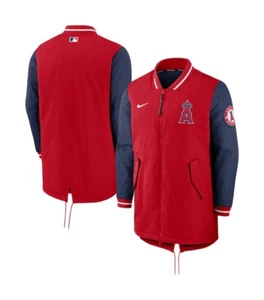 Los Angeles Angels Red Nike Authentic Collection Dugout Jacket Men’s Size M - Picture 1 of 3