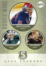 2002-03 UD Vintage #320 Miikka Kiprusoff, Mika Noronen, Dan Blackburn