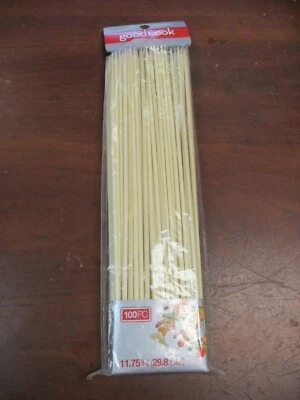 GoodCook 24455 New 11.75" (29.8cm) Skewers (QTY 100 pcs) - Image 1 of 3