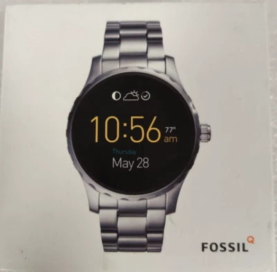 Fossil Q Marshal DW2a 45mm Silber Edelstahl Metall Smartwatch defekt/Ersatzteil - Bild 1 von 3