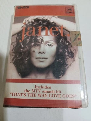 Janet Jackson Janet RARE orig Cassette tape INDIA indian Clamshell 1993 - Image 1 of 4