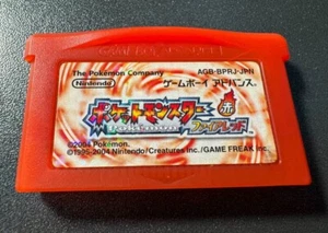 Pokemon FireRed Version Gameboy Advance Authentic Cartridge JPN (Preowned) - Picture 1 of 1