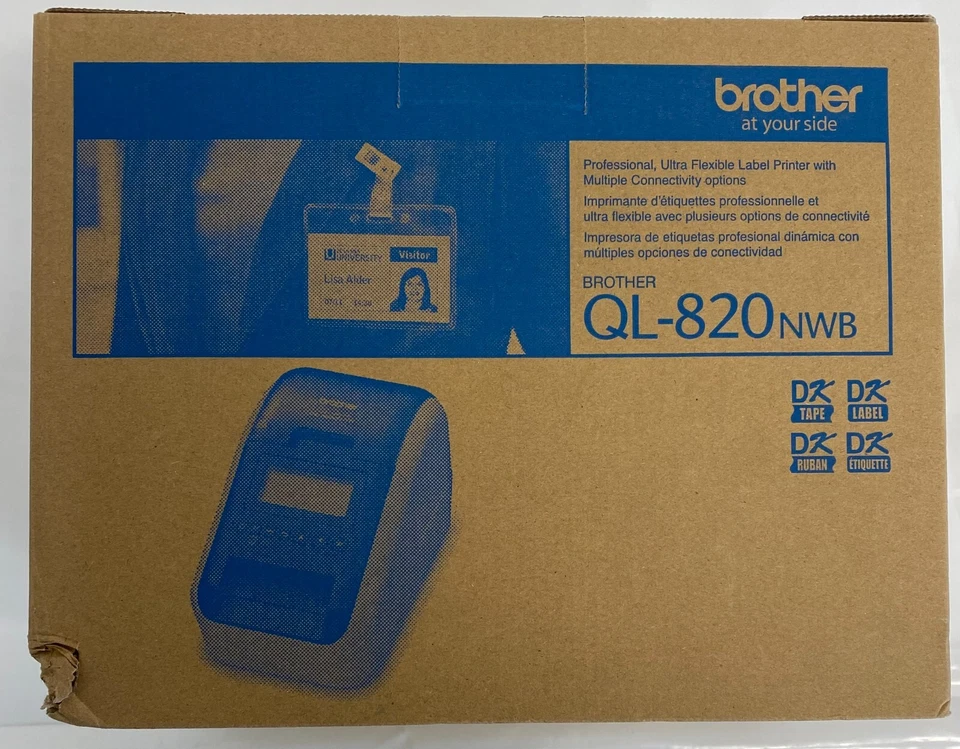 Brother QL-820NWB Direct Thermal Label Printer - Image 1 of 4