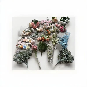 enorme lote de 15 libras flores artificiales y plástico seda verde colección tallo largo - Imagen 1 de 18