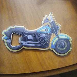 8 Kugel Harley Motorrad Flaschenöffner Magnet ca. 5" lang - Bild 1 von 6