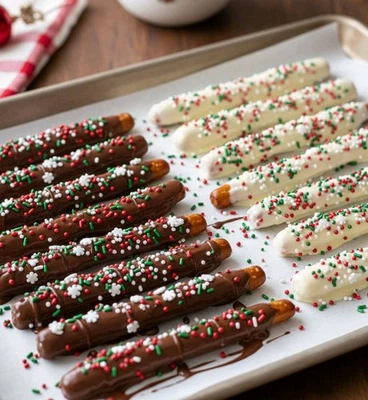 Chocolate Dipped Pretzel Rods (12 Pretzels) - Image 1 of 2