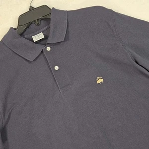 Brooks Brothers Poloshirt Herren Large Slim Fit Kurzarm Blau - Bild 1 von 10