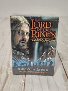 The Lord of the Rings TCG Realms of the Elf Lords Boromir Starter Deck New Seal - Picture 1 of 7