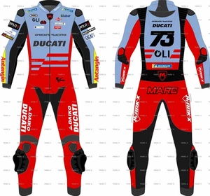 MarkX Motorcycle Men Racing Leather Suit Genuine Motorbike Riding Sports Armor - Picture 1 of 4