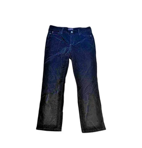 NYDJ Corduroy Pants Women’s Size 12P Black Lift Tuck Stretch Casual (Petite) - Picture 1 of 9