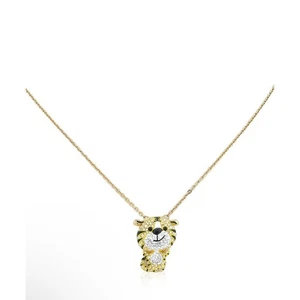 Swarovski Zodiac Tiger Pendant Necklace*New in gift box - Picture 1 of 3