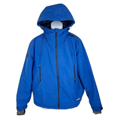 Superdry Japan Elite Wind Cheater Jacket Men Large Blue Zip Up Techsport Cold - Image 1 of 4