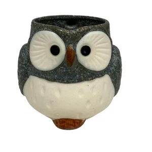 Taza de café té búho azul japonés Kotobuki #113-990 Anthropologie 3,25" H - Imagen 1 de 8