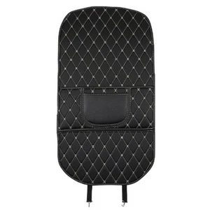 Neu (Größer)Autositz-Rückenschild PU-Leder Rücksitzschutz Trittmattenbezug - Zdjęcie 1 z 12