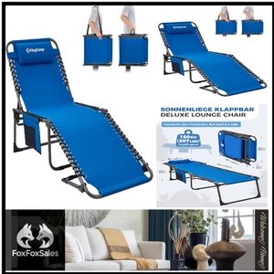 Klappbare Sonnenliege mit 5-Position Rückenlehne | 600D Oxford - Bild 1 von 7