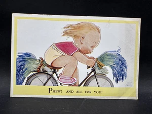 Postal de San Valentín 4241 de Mabel Lucie Attwell vintage sin usar - Imagen 1 de 10