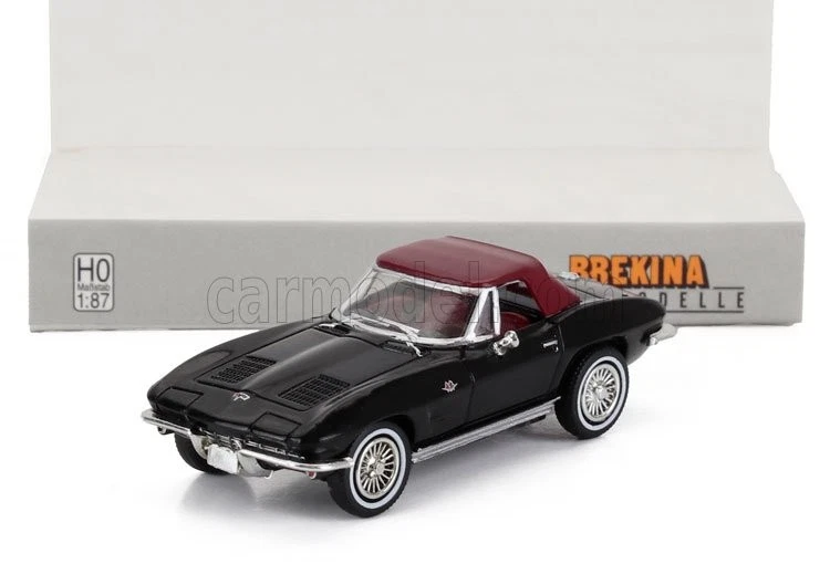 1/87 BREKINA PLAST - CHEVROLET - CORVETTE C2 CABRIOLET CLOSED 1962 BRE18025 - Immagine 1 di 1
