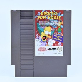 Krusty&rsquo;s Fun House - Nintendo Entertainment System / NES Game - PAL - FREE POST!