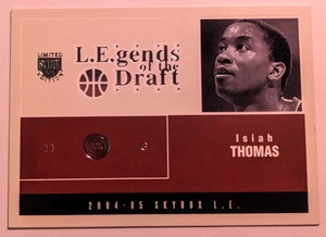 2004-05 SKYBOX LIMITED EDITION LEGENDS OF THE DRAFT ISIAH THOMAS #10 - Picture 1 of 2