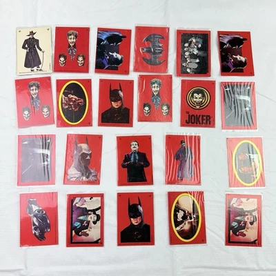 Lot of 22 Vintage 1989 Topps Batman Movie Trading Cards Stickers Assorted - Image 1 of 4