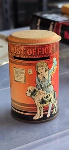 Vintage Tin Litho Post Office Coin Bank Made In England - Picture 1 of 4