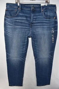New American Eagle Athletic Fit AirFlex + Ultrasoft Blue Jeans Mens Size 42x32 - Picture 1 of 9