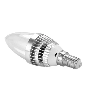As E14/E12 3W RGB LED Color Changing Candle Light Lamp Bulb Remote Control Kit - Picture 1 of 22