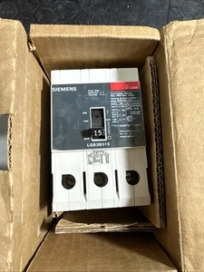 Siemens HGB3B015 3Pole 15Amp 480V Bolt-On Breaker - Picture 1 of 5