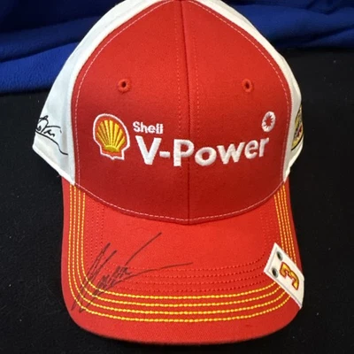 Helio Castroneves AUTOGRAPHED Shell V-Power Hat  Brand New - Image 1 of 4