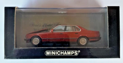 Minichamps BMW E32 7er 7 Series 1986 1/43 - Red Metallic 400024300 - Immagine 1 di 4