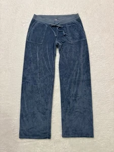Vintage Juicy Couture Blue Low Rise Tracksuit Pants - Picture 1 of 7