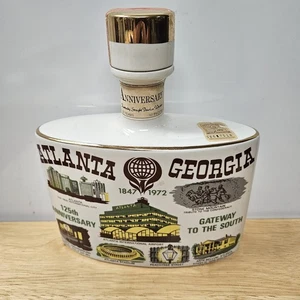 125th Anniversary Atlanta Georgia By Marita Spirits 1972 Decanter Empty - Picture 1 of 7