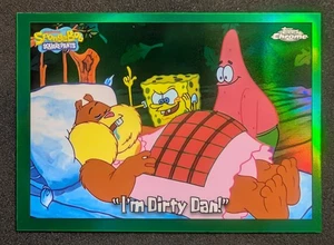 Pantalones cuadrados cromados Topps 2025 Bob Esponja ¡Estoy sucio dan! Kelp Refractor #179 - Imagen 1 de 5