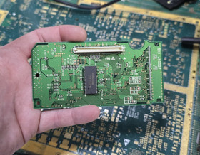 Sega Japan Saturn VA0 838-10834 Daughter Board ONLY-QUICK TEST-POWER & VIDEO