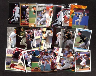 Mark McGwire 50ct Assorted Athletics Baseball Card Lot 3701C - Image 1 of 2