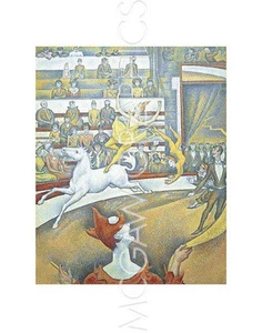 The Circus, George Seurat, Wall Art Print Poster 14" x 11" 1613 - Picture 1 of 2