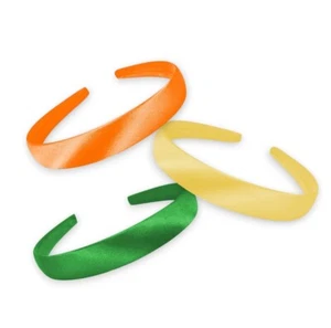 Diadema para el cabello con banda Alicia de satén biselada de 2 cm (0,8"). Escuela - Colores brillantes - Imagen 1 de 7