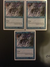 Magic The Gathering MTG - Fifth Edition - Wall of Air x3