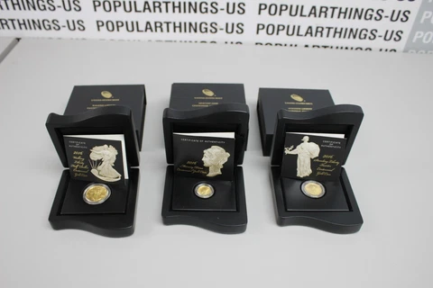 2016 Centennial Gold Coin Set - Standing Liberty, Walking Liberty, Mercury Dime Cover