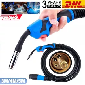 MIG MAG protective gas hose package welding torch torch MB15 Eurocentral 3-5M DE - Picture 1 of 15
