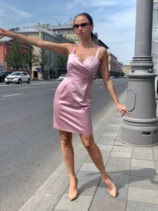 AUTH VINTAGE SS2008 Christian Dior barbie pink dress 44 it / 40 fr - Picture 1 of 24