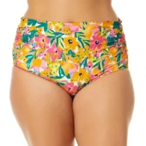 Anne Cole Sunshine Floral Convertible Swim Bottom UPF 50 XXL NWT - Picture 1 of 6