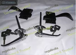 GENUINE SIDE DOOR LOCK ASSLY SET L+R CJ340DP CJ540 CJ CLASSIC 340 JEEP MAHINDRA - Picture 1 of 5