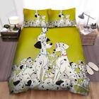 101 Dalmatians Movie Cartoon Animal Print Quilt Duvet Cover Set Bed Linen